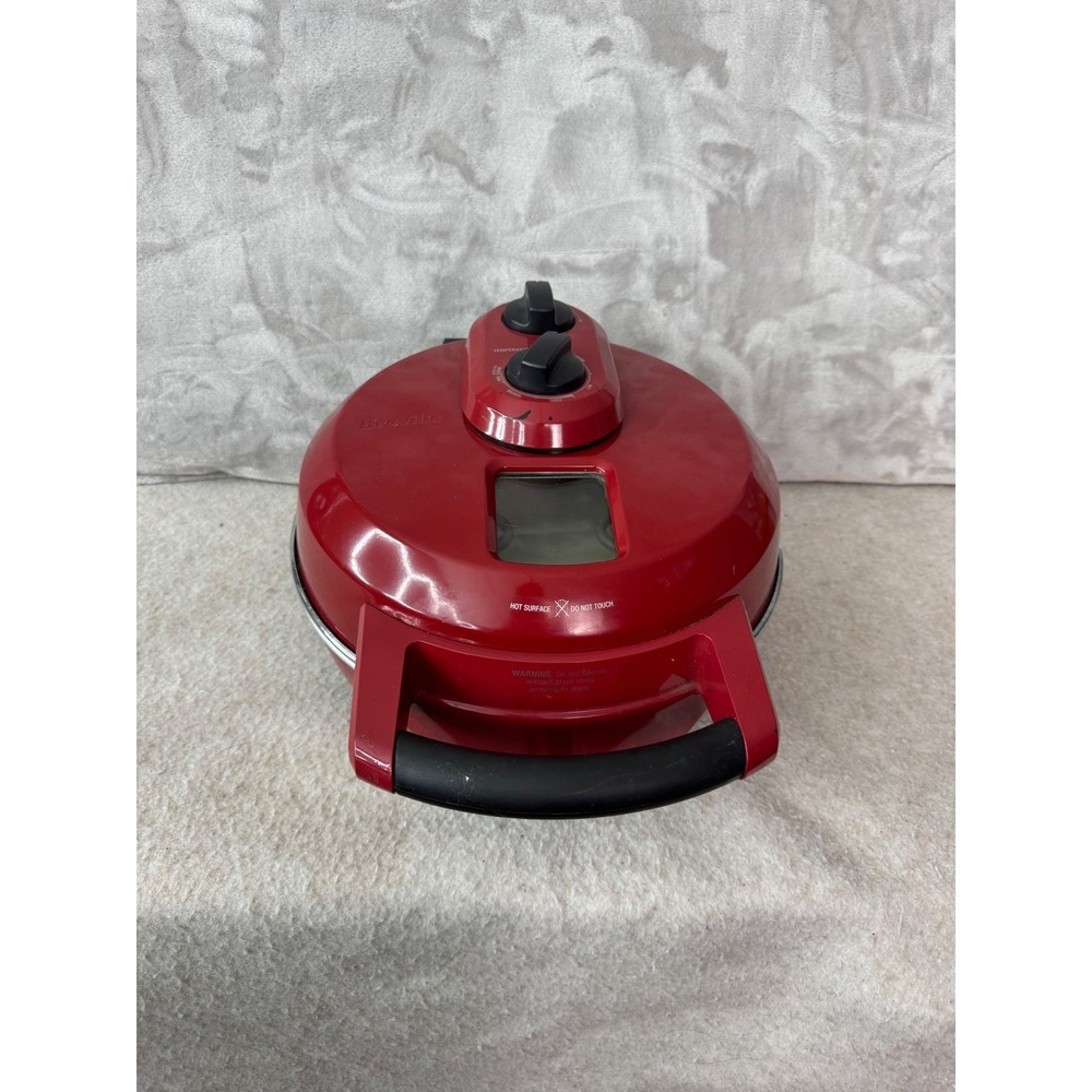 Breville Crispy Crust Pizza Maker Red Countertop Oven BPZ600CRNUSC 1200W